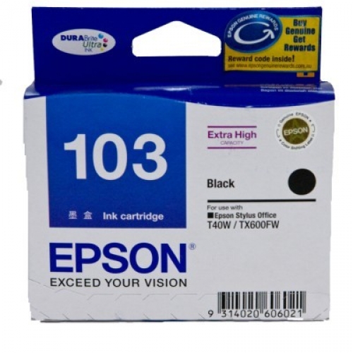 Mực in epson C13T103190 (T103) màu đen