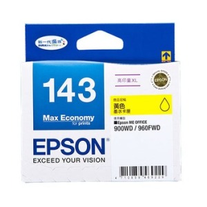 Mực in epson C13T143490 (T143) màu vàng